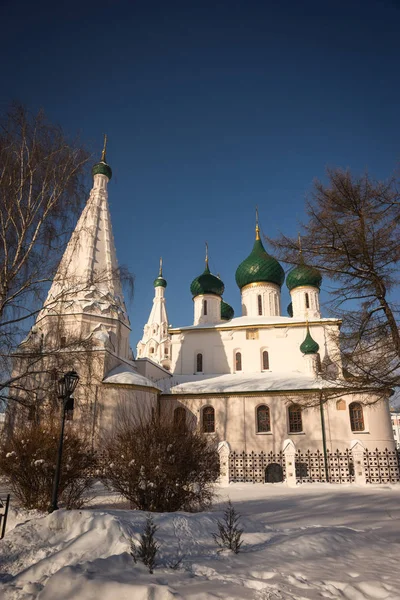 Церковь пророка Илии в Ярославле в России — стоковое фото