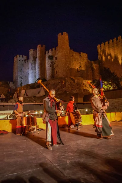 Festival Medieval Anual em Óbidos em Portugal — Fotografia de Stock