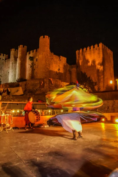 Festival Medieval Anual em Óbidos em Portugal — Fotografia de Stock