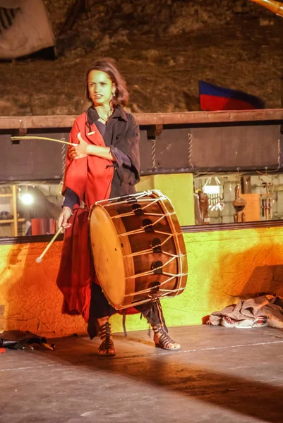 Festival Medieval Anual em Óbidos em Portugal — Fotografia de Stock