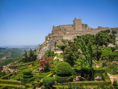 Antik Ortaçağ kalesinin Marvao, Portekiz