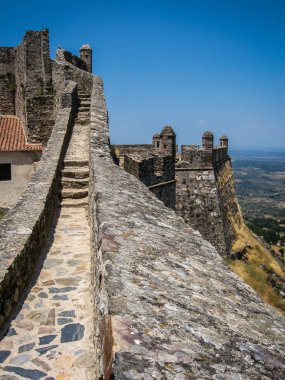 Antik Ortaçağ kalesinin Marvao, Portekiz