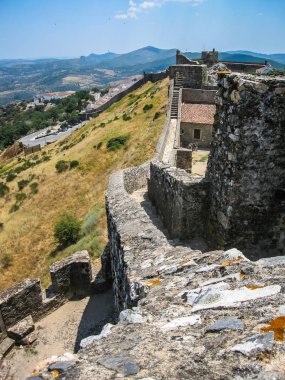 Antik Ortaçağ kalesinin Marvao, Portekiz