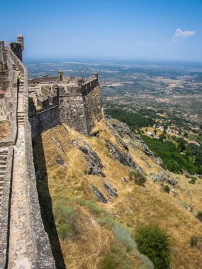 Antik Ortaçağ kalesinin Marvao, Portekiz