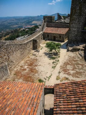 Antik Ortaçağ kalesinin Marvao, Portekiz
