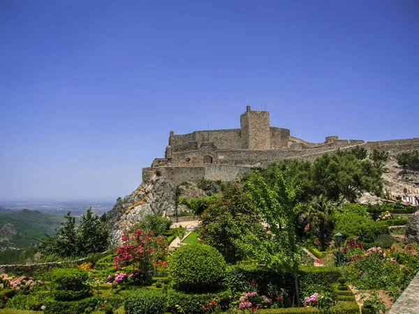 Ruines de l'ancien château médiéval Marvao, Portugal — Photo