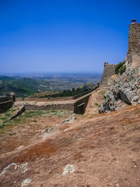 Ruinas del antiguo castillo medieval Marvao, Portugal —  Fotos de Stock