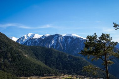 Andorra şehrindeki peyzaj