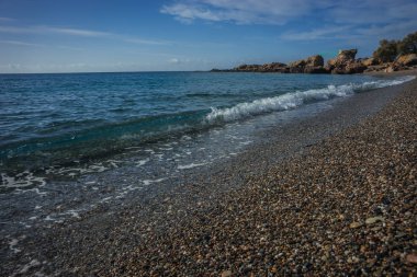 Paleohora beach, Creete, Yunanistan