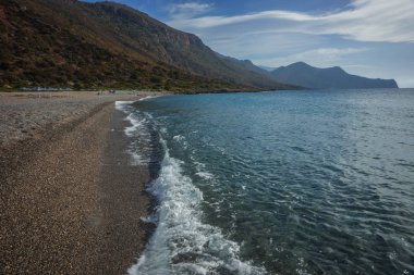 Paleohora beach, Creete, Yunanistan