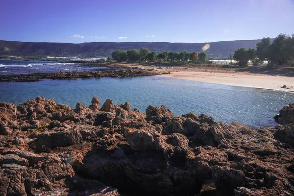 Playa de Falasarna, Creete, Grecia — Foto de Stock