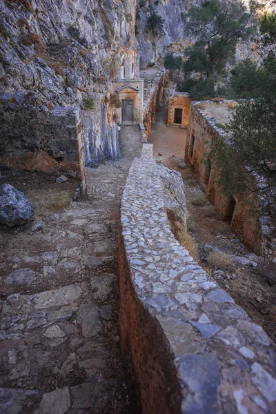 希腊克里特岛修道院 Governeto 遗址 — 图库照片