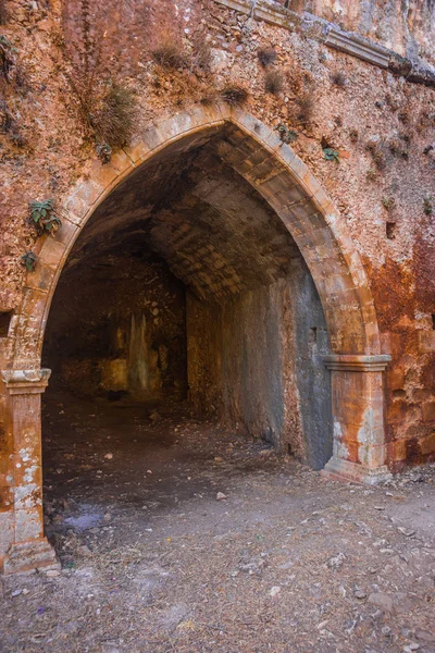 Руины монастыря Говернето на Крите, Греция — стоковое фото