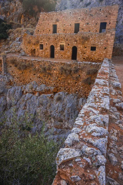 Zřícenina kláštera Governeto v Kréta, Řecko — Stock fotografie