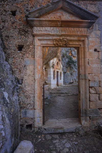 Ruines du monastère de Governeto en Crète, Grèce — Photo