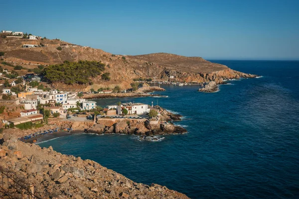 Paysage Marin Pittoresque Dans Baie Sfakia Grèce — Photo