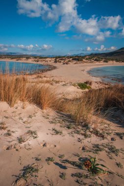 Doğal tunahan beach Elafonisos Adası Yunanistan