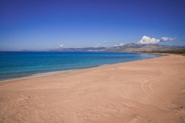 Doğal tunahan beach Elafonisos Adası Yunanistan