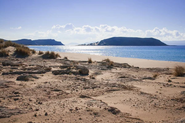 Scenic Simos beach on Elafonisos island in Greece — Stock Photo, Image