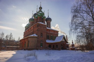 Kilise St John the Baptist Tolchkovo Yaroslavl, Rusya içinde