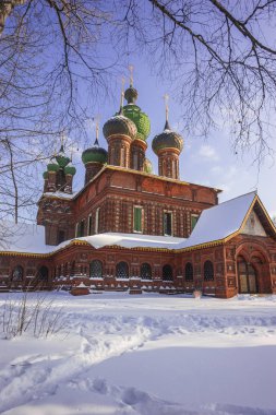 Kilise St John the Baptist Tolchkovo Yaroslavl, Rusya içinde