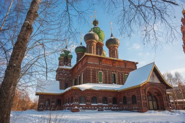 Kilise St John the Baptist Tolchkovo Yaroslavl, Rusya içinde