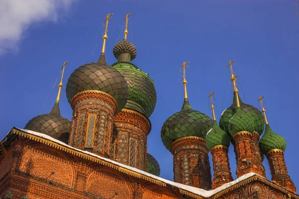 Εκκλησία του Αγίου Ιωάννη του Προδρόμου στο Tolchkovo Γιαροσλάβλ, Ρωσία — Φωτογραφία Αρχείου