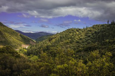 Kefalonia Adası doğal peyzaj 