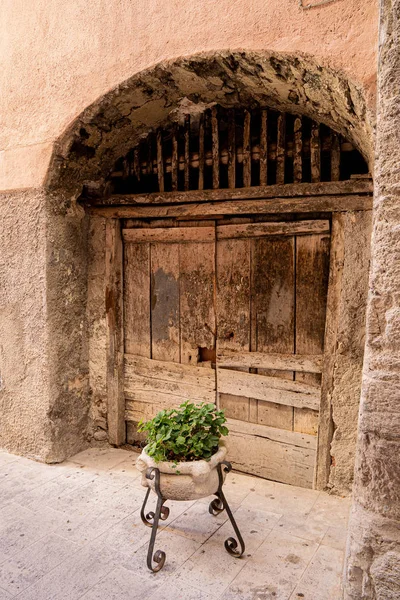 Cityscape at Pacentro in Abruzzo, Italy — Stock Photo, Image