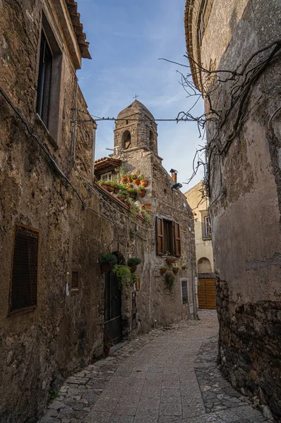 İtalya 'nın Campania kentindeki Caserta Veccia' da şehir manzarası — Stok fotoğraf