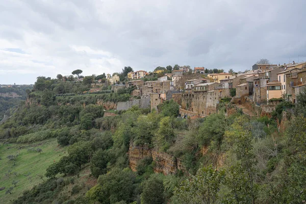 Vista panoramica sulle montagne della città di Salci nel Lazio — Foto Stock