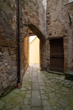 Lazio, Salci 'deki renkli şehir manzarası.