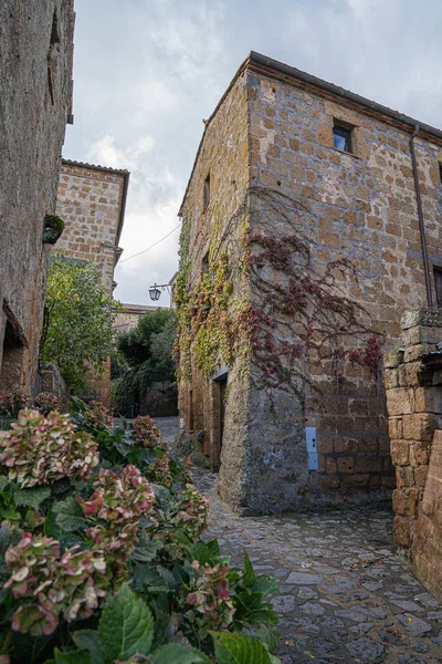 Cityscape at Civita di Bagnoregio in Lazio, Italy — Stock fotografie