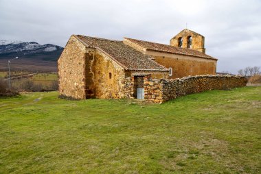 Urban landscape in one of of  red cities of Spain  Alquite