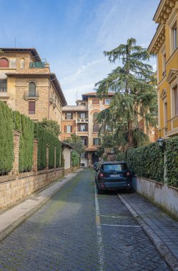  Roma, İtalya 'da modern özgürlük tarzında Coppede çeyrek