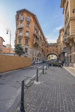 İtalya, Roma 'daki Coppeda Bölgesi' nin elçilik sarayları. İtalyanca m