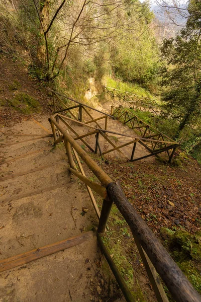 Roads Marble Waterfall Terni Umbria Italy — Stock Photo, Image