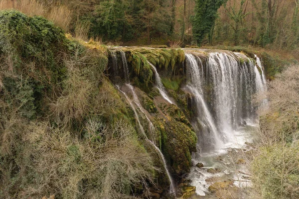 Image Marble Waterfall Terni Umbria Italy — Stock Photo, Image