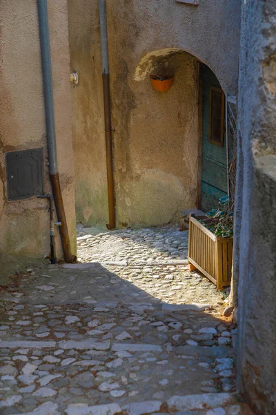 Cityscape Medieval City Collalto Sabino Lazio Italy — Stock Photo, Image