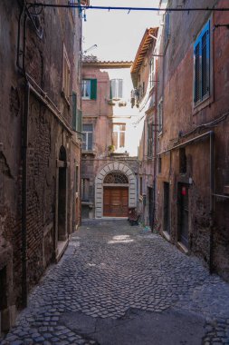 Lazio, İtalya 'nın Tivoli kentindeki şehir manzarası