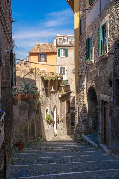 イタリアのラツィオ州のティヴォリの旧市街の都市景観 — ストック写真