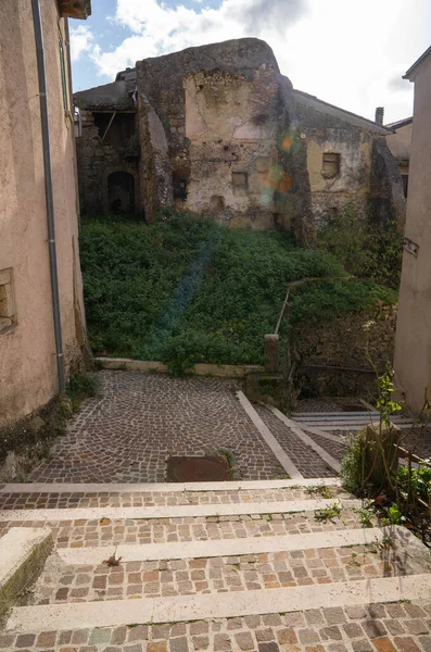 Molise Talya Bulunan San Vincenzo Kalesi Nde Resim Gibi Bir — Stok fotoğraf