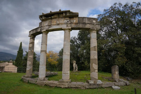 Imagem Ruínas Romanas Villa Adriana Tivoli Roma Itália — Fotografia de Stock