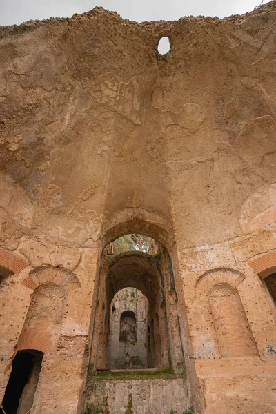 Εικόνα Ρωμαϊκών Ερειπίων Στη Villa Adriana Στο Τίβολι Ρόμα Στην — Φωτογραφία Αρχείου