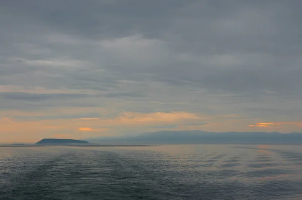 Paisagem Pitoresca Lago Baikal Região Irkutsk Rússia — Fotografia de Stock