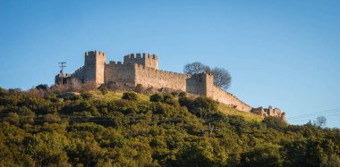Yunanistan 'ın orta kesimindeki Platamon Kalesi' nin resmi