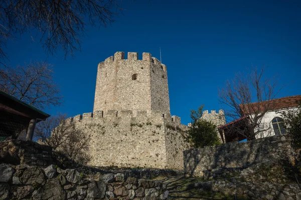 Bild Der Burg Von Platamon Mittelgriechenland — Stockfoto