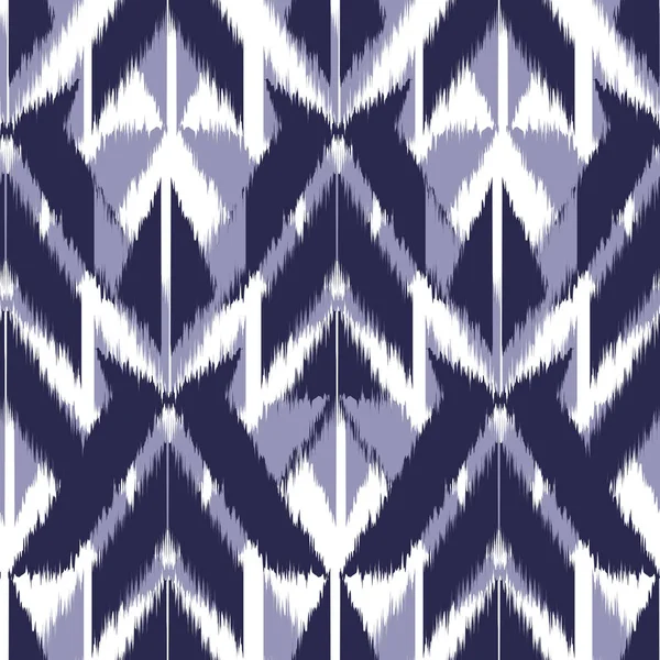 Ikat Seamless Pattern Design for Fabric — Stock Photo, Image