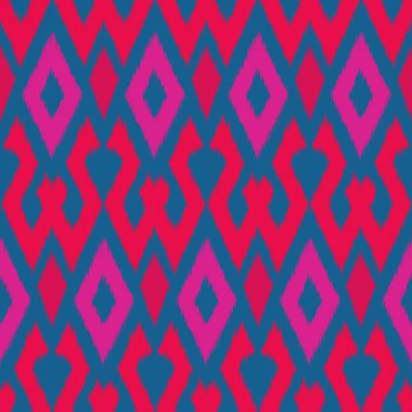 Ikat Dikişsiz desen tasarım kumaşlar için