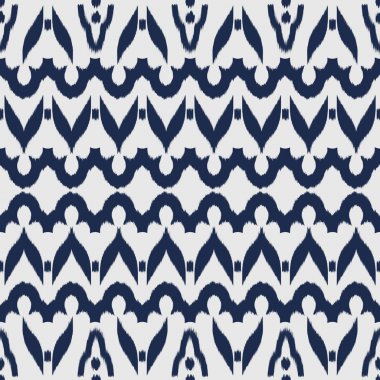 Ikat Dikişsiz desen tasarım kumaşlar için